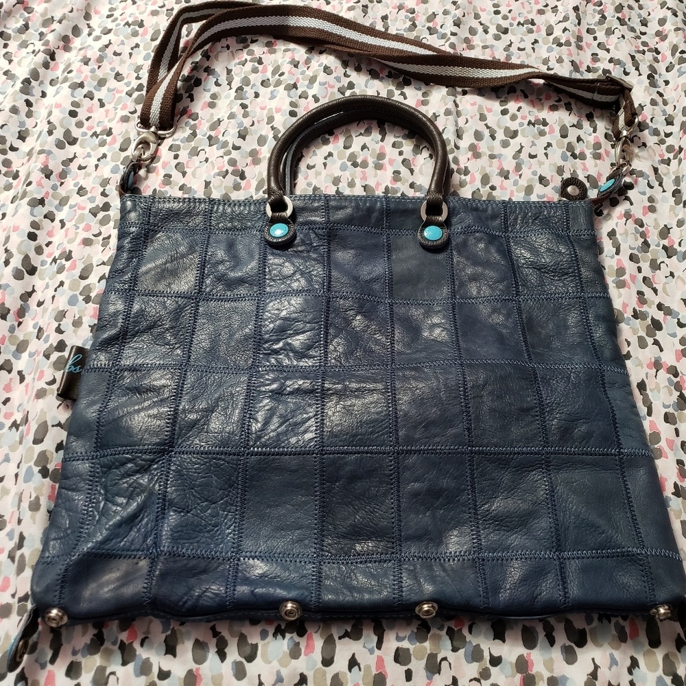 Gabs Italian Leather Patchwork Tote
